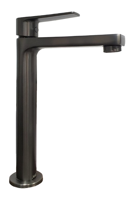 NOBEL N-9502T-GM Tall Basin Cold Water Tap - Gun Metal Finished